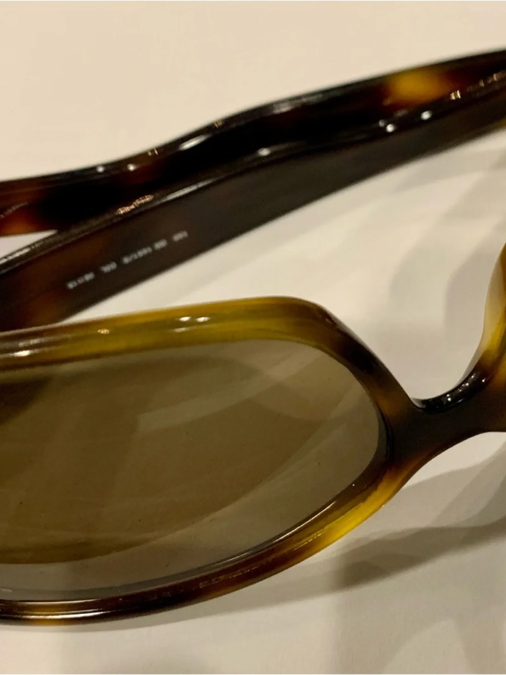 Vintage Gucci Tortoiseshell Square Sunglasses